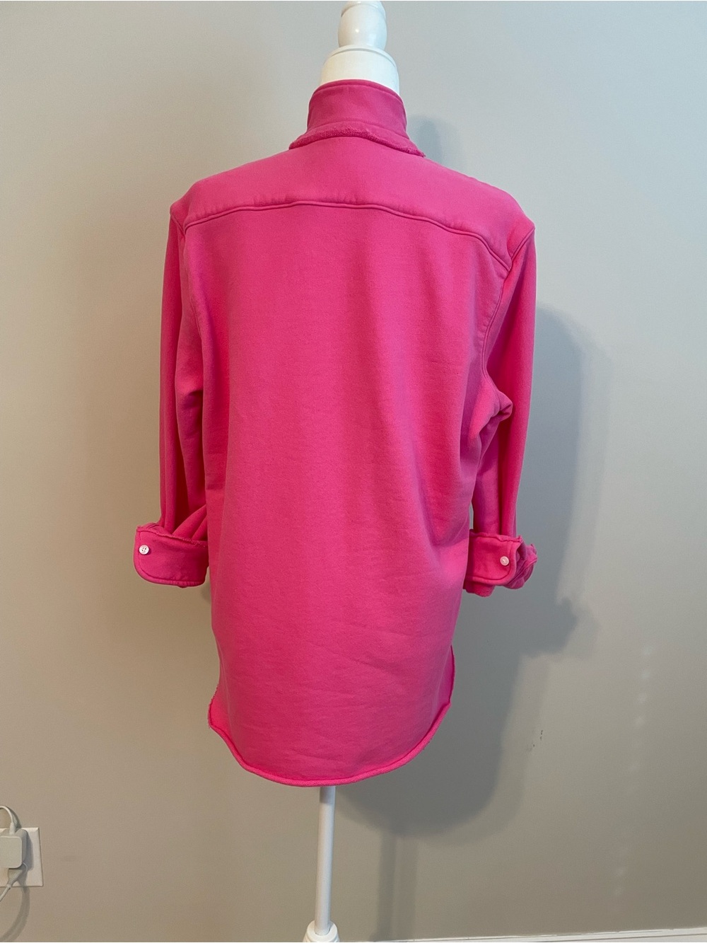 Frank & Eileen ‘Eileen’ Triple Terry Pink Button-Down Shirt - Picture 3 of 9